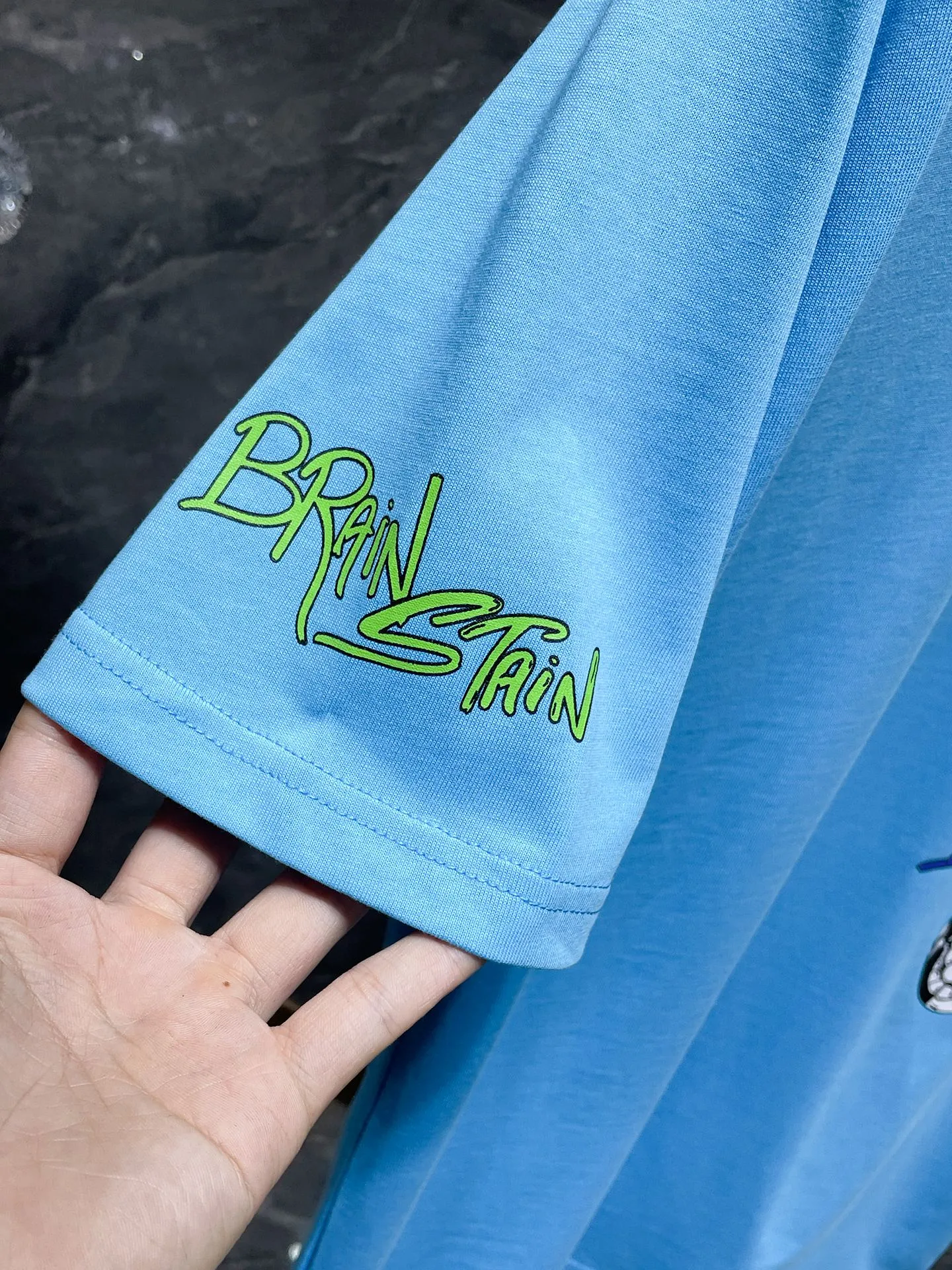 P130 New for summer Chrome Hearts 25ss High-weight environmentally friendly high-quality top-grade fabric 260g~270g Chrome blue matty graffiti short sleeves Imported environmentally friendly glue printing and dyeing Counter synchronization 1:1 replica version Recommended color: blue Size: S, M, L, XL